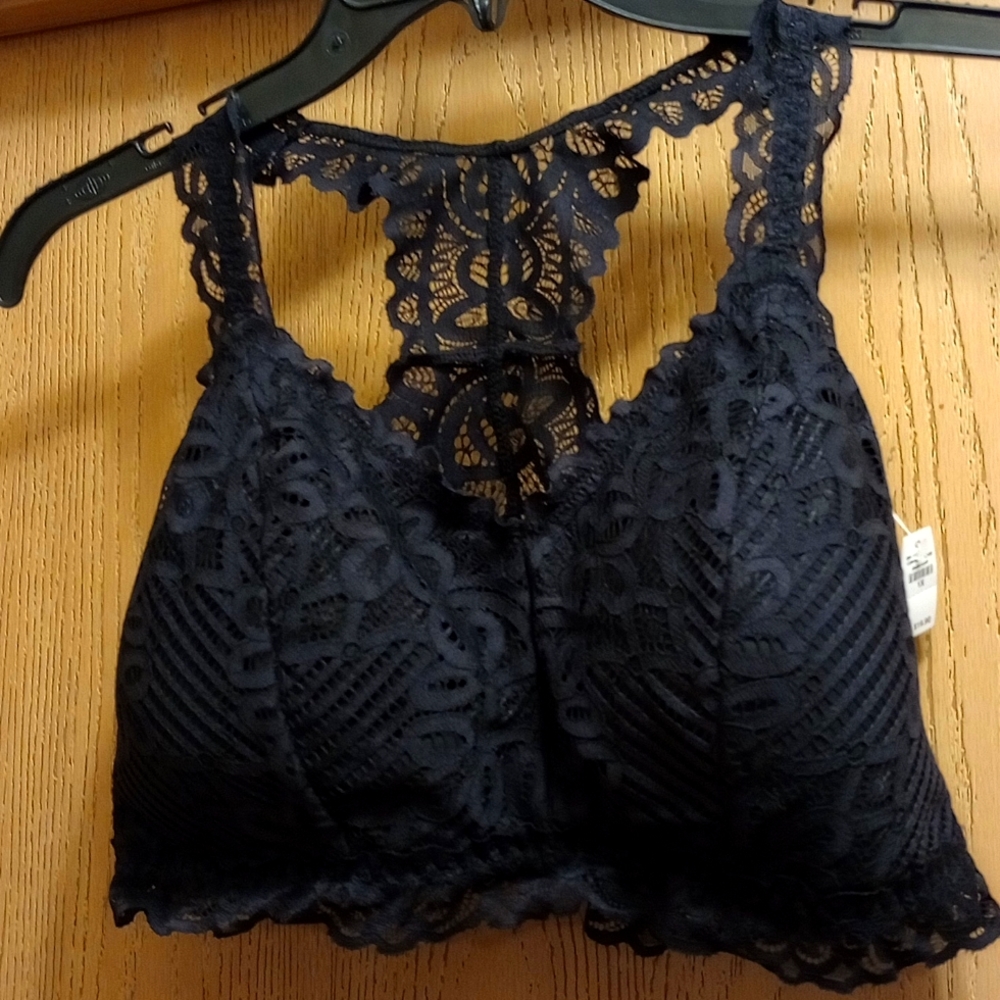 Maurice's black bralette 1x